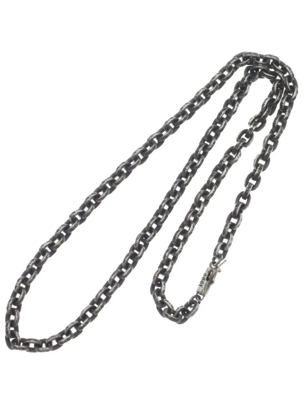 Chrome Hearts Paper Chain 18 Necklace Silver